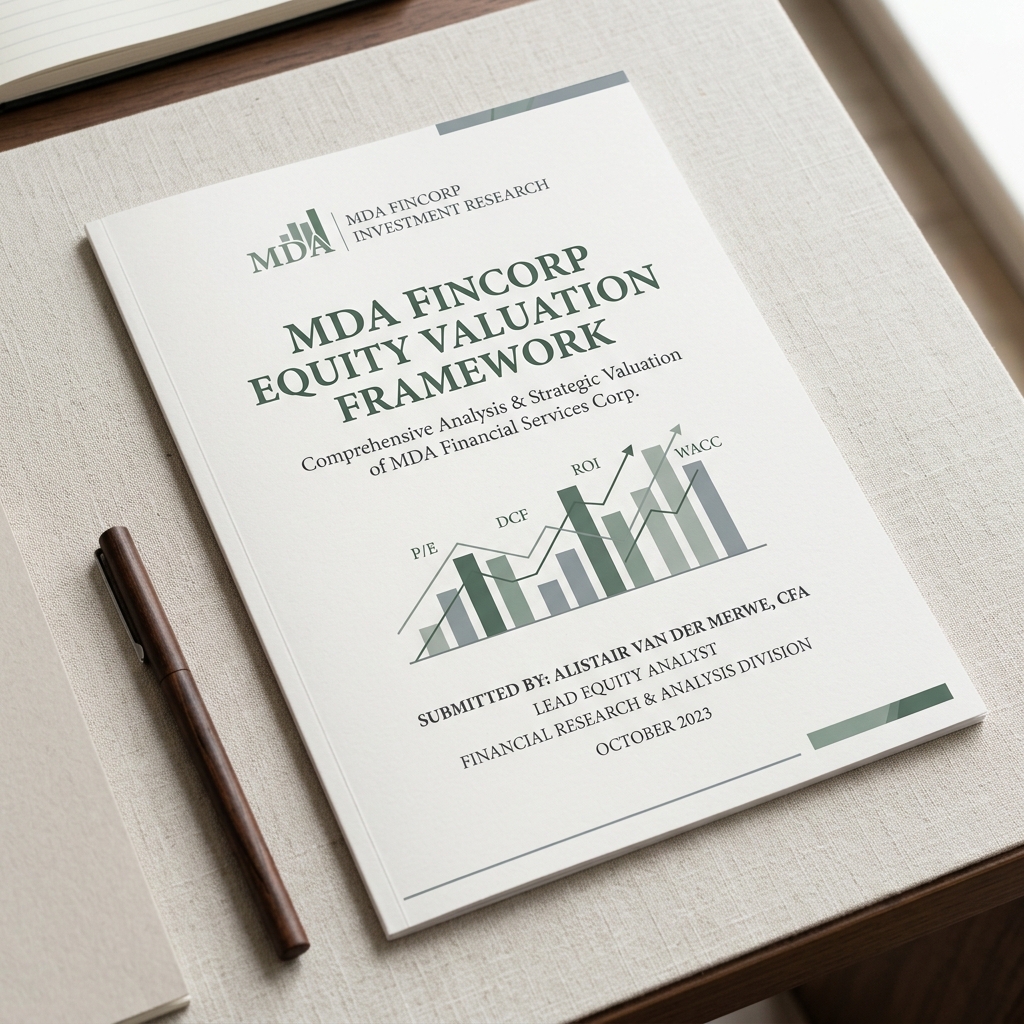 MDA FinCorp Equity Valuation Framework Cover